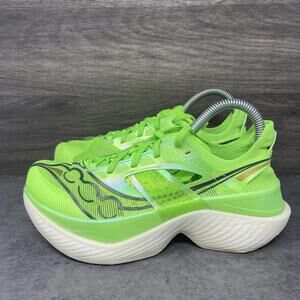 Saucony Endorphin Elite Running Shoes Womens Size 7.5 Lot S10768 Green Sneakers
